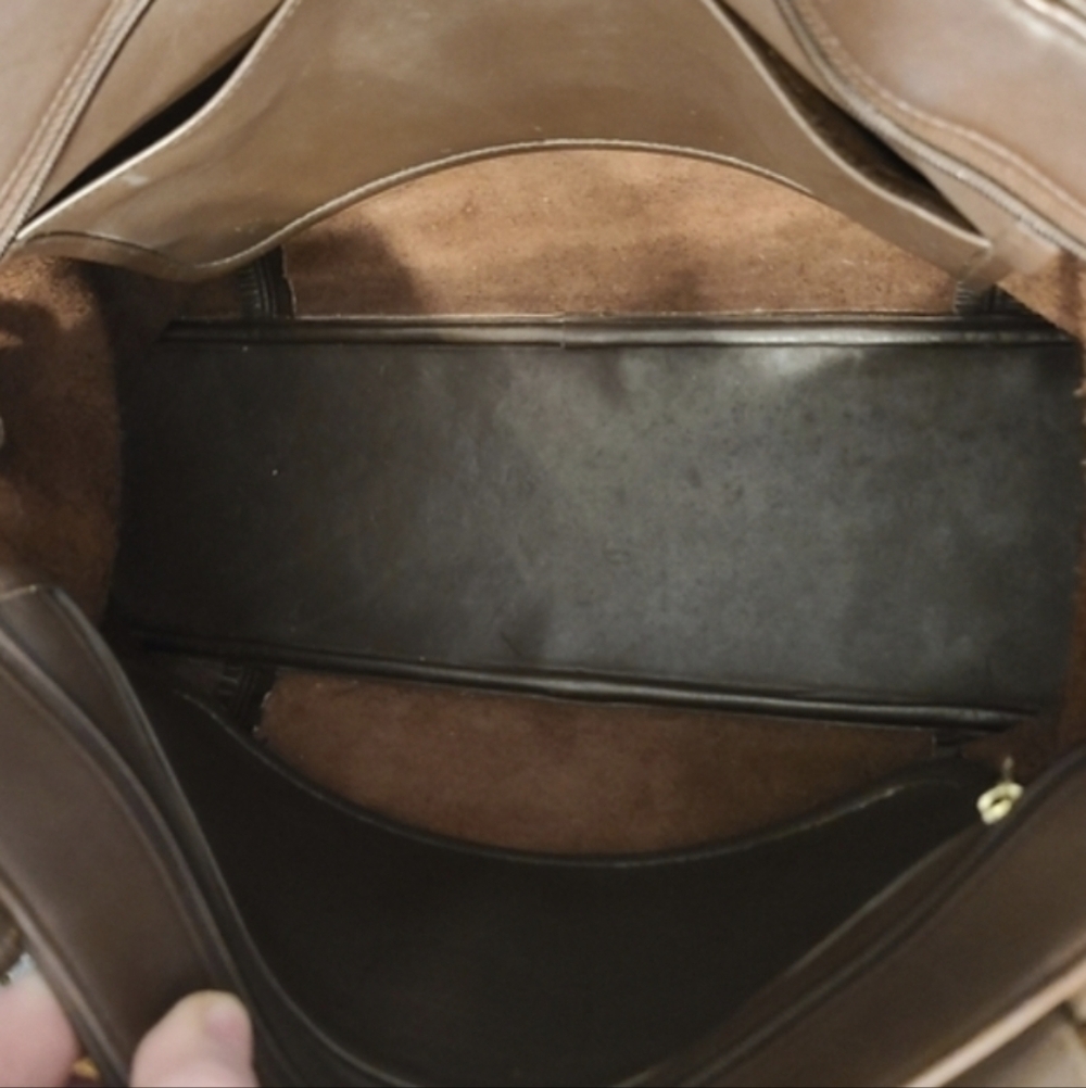 Coach Vintage 1996 Soho Large Zip Top Leather Tote Bag w/ Coach Dustbag In EUC - Picture 12 of 14